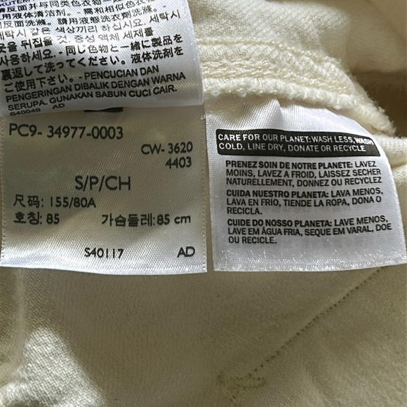 LEVI AINSLEY SHIRT DRESS FLATTERING ADJUSTABLE TIE WAIST SIZE S - Picture 8 of 12